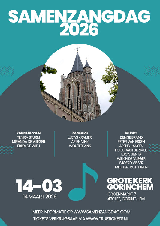14 maart 2026: Samenzangdag editie ‘26