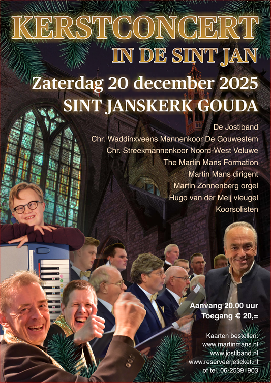 20 december 2025: Kerstconcert met de Jostiband