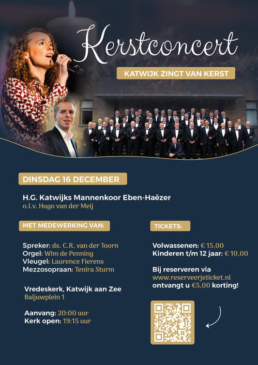 16 december 2025: Kerstconcert - Katwijk zingt van kerst