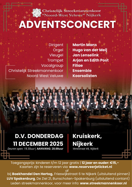 11 december 2025: Adventsconcert CSMK Nijkerk