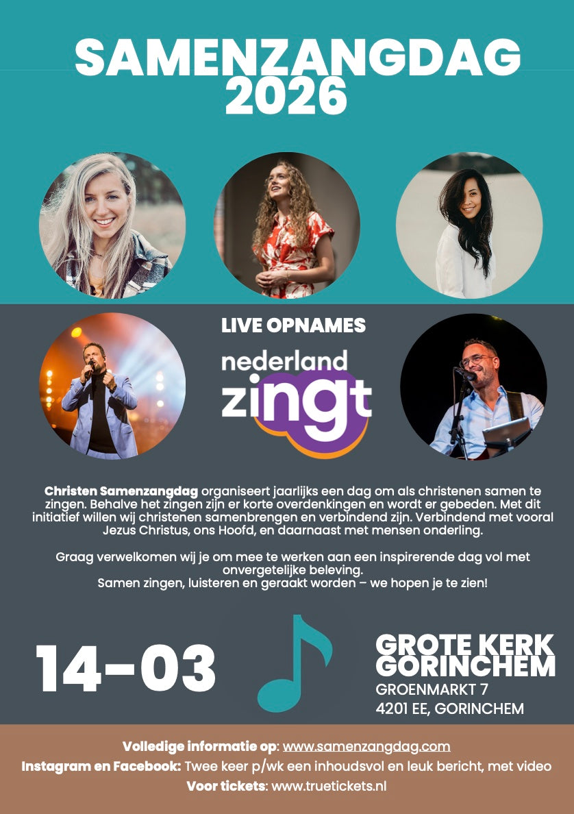 14 maart 2026: Samenzangdag editie ‘26