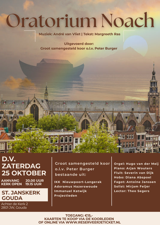 25 oktober 2025: Oratorium Noach o.l.v. Peter Burger