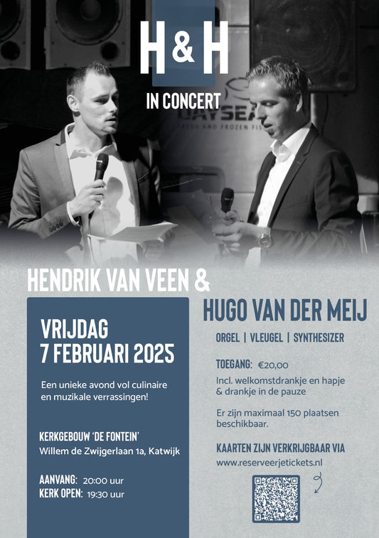 7 februari 2025: H&H in Concert - Hendrik van Veen en Hugo van der Meij