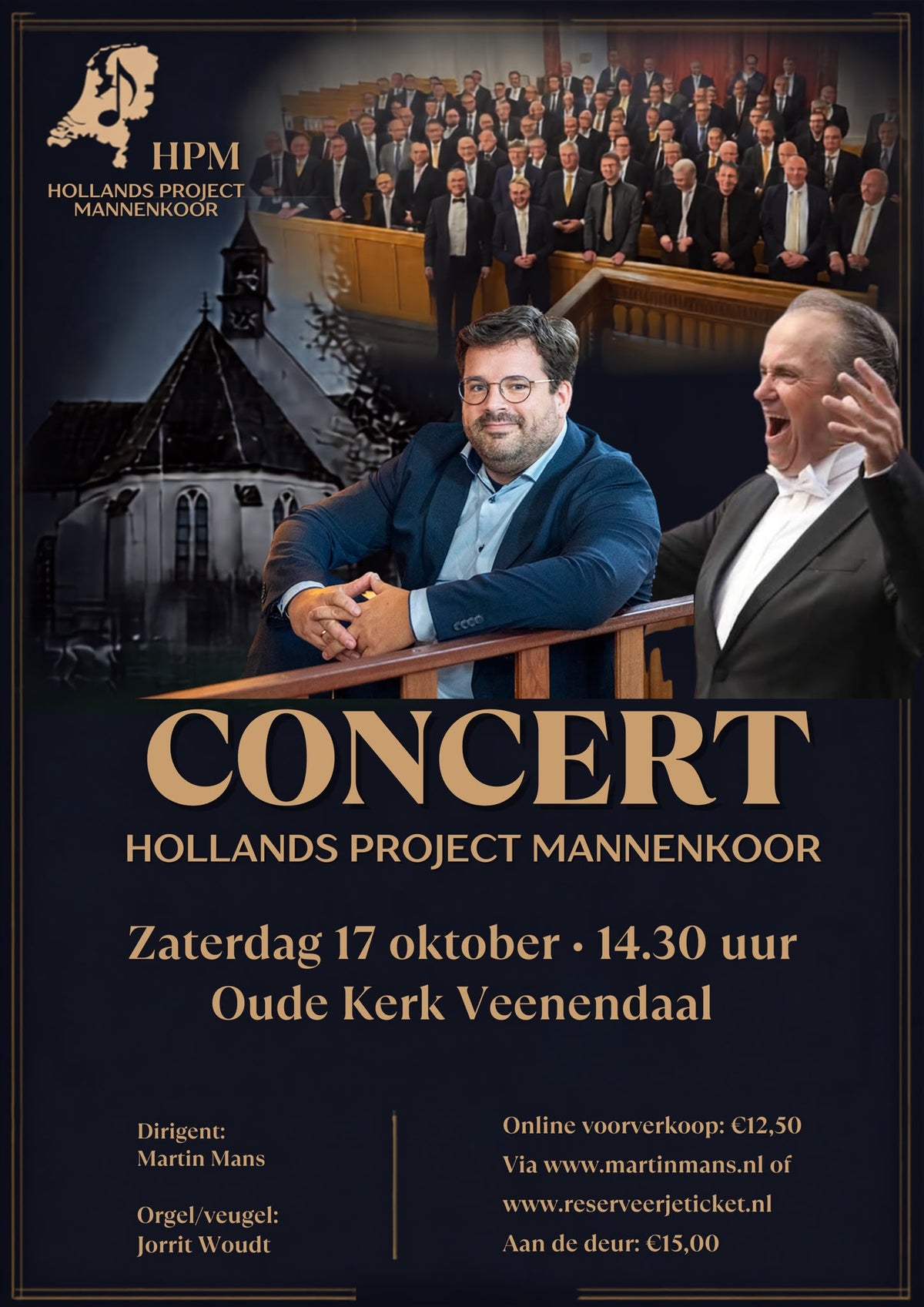 17 oktober 2026: Concert Hollands Project Mannenkoor