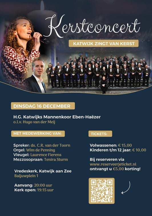 16 december 2025: Kerstconcert - Katwijk zingt van kerst